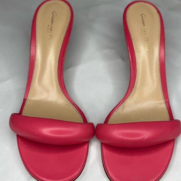 Gianvito Rossi Shoes - Gianvito Rossi Pink Bijoux Mules 55